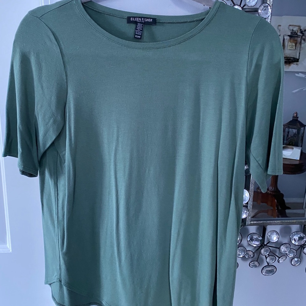 Eileen Fisher Green Tee